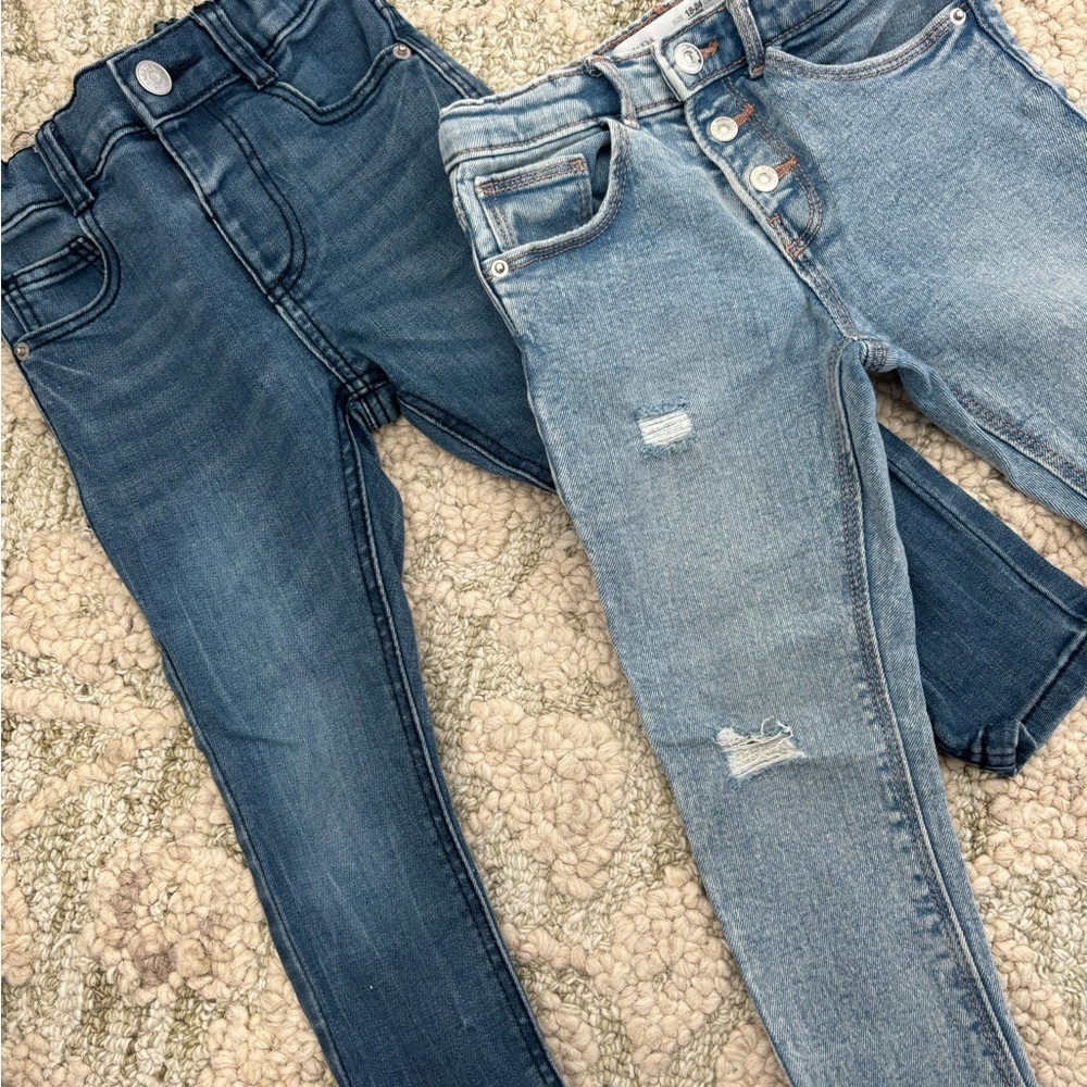 Zara Blue Skinny Jeans